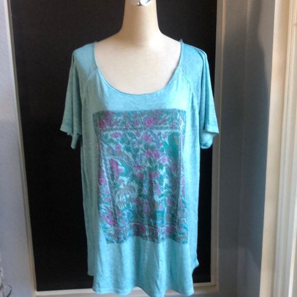 Lucky Brand green top - Picture 1 of 6